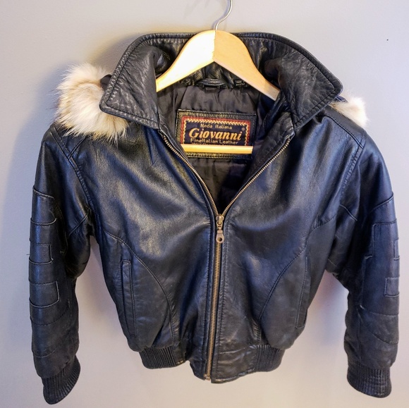 giovanni leather jacket